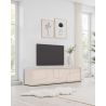 Meuble TV 205 cm OLIVER avec 4 portes en coloris cachemire