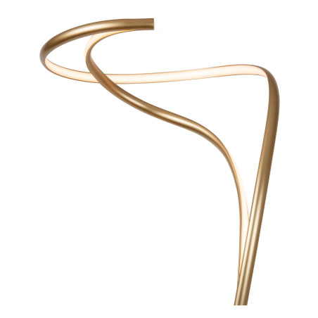 Lucide SARDANA - Lampadaire - Ø 44 cm - LED Dim. - 1x28W 2700K - Or Mat / Laiton - Premium