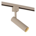 Lucide TRACK GRADO Spot sur rail - Système de rail monophasé / Éclairage sur rail - 1xGU10(MR11) - Taupe (Extension)