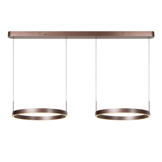 Lucide LIANE - Suspension - LED Dim. - CCT - 2x45W 2700K/4000K - Rouille - Vibes