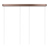 Lucide LIANE - Suspension - LED Dim. - CCT - 2x45W 2700K/4000K - Rouille - Vibes