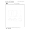 Lucide LIANE - Suspension - LED Dim. - CCT - 2x45W 2700K/4000K - Rouille - Vibes