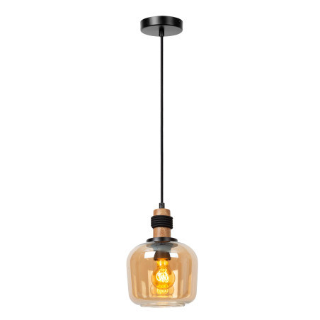 Lucide ILONA - Suspension - Ø 18 cm - 1xE27 - Ambre