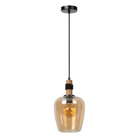 Lucide ILONA - Suspension - Ø 22 cm - 1xE27 - Ambre