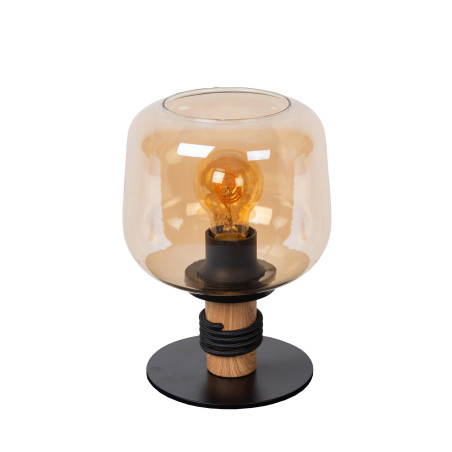 Lucide ILONA - Lampe de table - Ø 18 cm - 1xE27 - Ambre