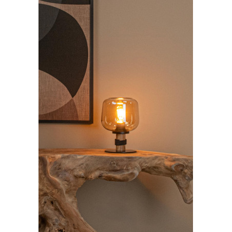 Lucide ILONA - Lampe de table - Ø 18 cm - 1xE27 - Ambre