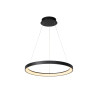 Lucide VIDAL - Suspension - Ø 58 cm - LED Dim. - 1x48W 2700K - Noir