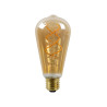 Lucide ST64 - Ampoule filament - Ø 6,4 cm - LED Dim. - E27 - 1x4,9W 2200K - Ambre