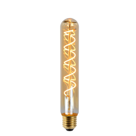 Lucide T32 - Ampoule filament - Ø 3,2 cm - LED Dim. - E27 - 1x4,9W 2200K - Ambre - H 20 cm