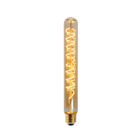 Lucide T32 - Ampoule filament - Ø 3,2 cm - LED Dim. - E27 - 1x4,9W 2200K - Ambre - H 25 cm