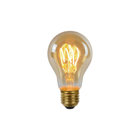 Lucide A60 - Ampoule filament - Ø 6 cm - LED Dim. - E27 - 1x4,9W 2200K - Ambre
