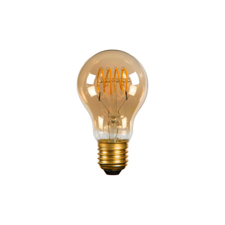 Lucide A60 - Ampoule filament - Ø 6 cm - LED Dim. - E27 - 1x4,9W 2200K - Ambre