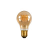 Lucide A60 - Ampoule filament - Ø 6 cm - LED Dim. - E27 - 1x4,9W 2200K - Ambre