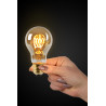 Lucide A60 - Ampoule filament - Ø 6 cm - LED Dim. - E27 - 1x4,9W 2200K - Ambre