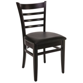 Structure pour chaise PUB (Coussin d'assise non inclus) d'intérieur - Bois teinte wengé