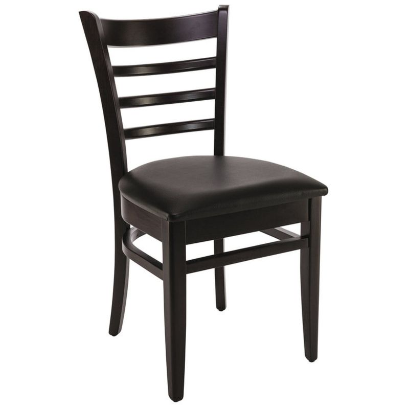 Structure pour chaise PUB (Coussin d'assise non inclus) d'intérieur - Bois teinte wengé