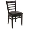 Structure pour chaise PUB (Coussin d'assise non inclus) d'intérieur - Bois teinte wengé
