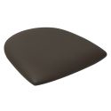 Coussin d'assise pour chaise PUB & BROOKLYN (Structure non incluse) d'intérieur - Bois, similicuir PU chocolat