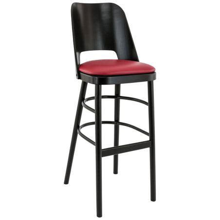 Structure pour tabouret BUDAPEST II (Coussin d'assise non inclus) d'intérieur - Bois teinte wengé