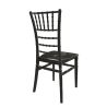 Chaise de restaurant TIFFANY H47 empilable - Polypropylène noir