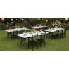 Chaise de restaurant TIFFANY H47 empilable - Polypropylène noir