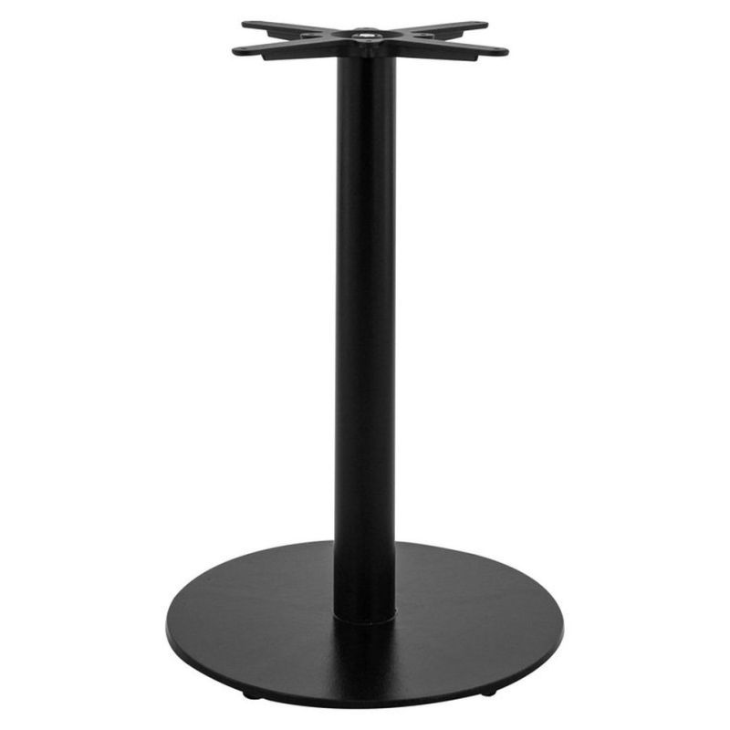 Pied de table de restaurant PRATO 20 H73 d'intérieur - Fonte d'acier, noir