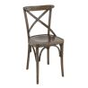 Chaise bistro SOFIA H47 d'intérieur - Bois french patina