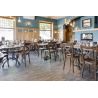 Chaise bistro SOFIA H47 d'intérieur - Bois french patina