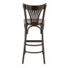 Tabouret de bar PALMA BST H75 d'intérieur - Bois brun foncé