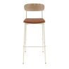 Coussin d'assise pour chaise RALPH (Structure non incluse) d'intérieur - Bois, tissu 96% PES 4% ny orange
