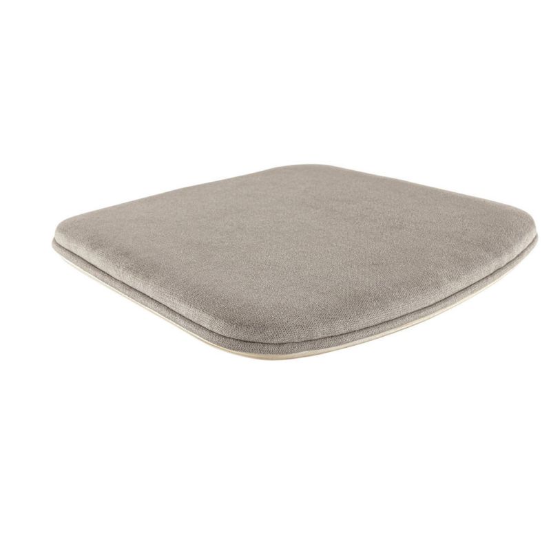 Coussin d'assise pour chaise RALPH (Structure non incluse) d'intérieur - Bois, tissu 96% PES 4% ny beige