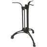 Pied de table de restaurant EMPIRE 3 H70 d'extérieur - Aluminium forgé, noir