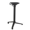 Pied de table de restaurant MODENA 3 H72 pliable d'extérieur - Aluminium, polyamide noir mat