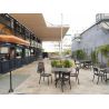 Chaise de terrasse PENELOPPE H47 empilable d'extérieur - Polypropylène noir