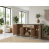 Buffet 210 cm TREVOR avec 4 portes et 1 tiroir