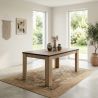 Table 180 cm TREVOR en décor chêne d'été