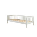 Lit capitaine (90) EUDES 90 x 200 cm - Pin massif, blanc