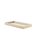 Lit gigogne EUDES 90 x 190 cm - Pin massif, nature