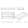 Lit gigogne EUDES 90 x 190 cm - Pin massif, blanc