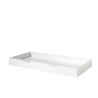 Lit gigogne HANSEL 90 x 190 cm - Pin massif, blanc