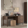 Bureau PAZU - Panneaux de particules, noyer