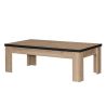 Table basse 120 cm TREVOR en décor chêne d'été