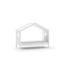 Lit cabane CELESTINE 90 x 200 cm - Pin scandinave, blanc
