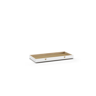 Lit gigogne pour amcb9014 CELESTINE 90 x 190 cm - Pin scandinave, blanc
