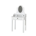 Coiffeuse CELESTINE - Pin massif, blanc