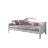Lit capitaine CELESTINE 90 x 200 cm - Pin massif, blanc