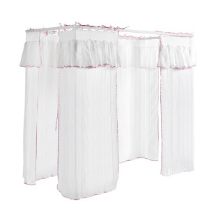 Voile pour lit amhb9014 CELESTINE - 100% Polyester, rose