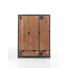 Armoire 3 portes GEOFFROY - Pin massif, nature