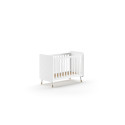 Lit bébé GASPARD 60 x 120 cm - Pin massif, blanc