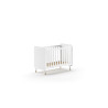 Lit bébé GASPARD 60 x 120 cm - Pin massif, blanc
